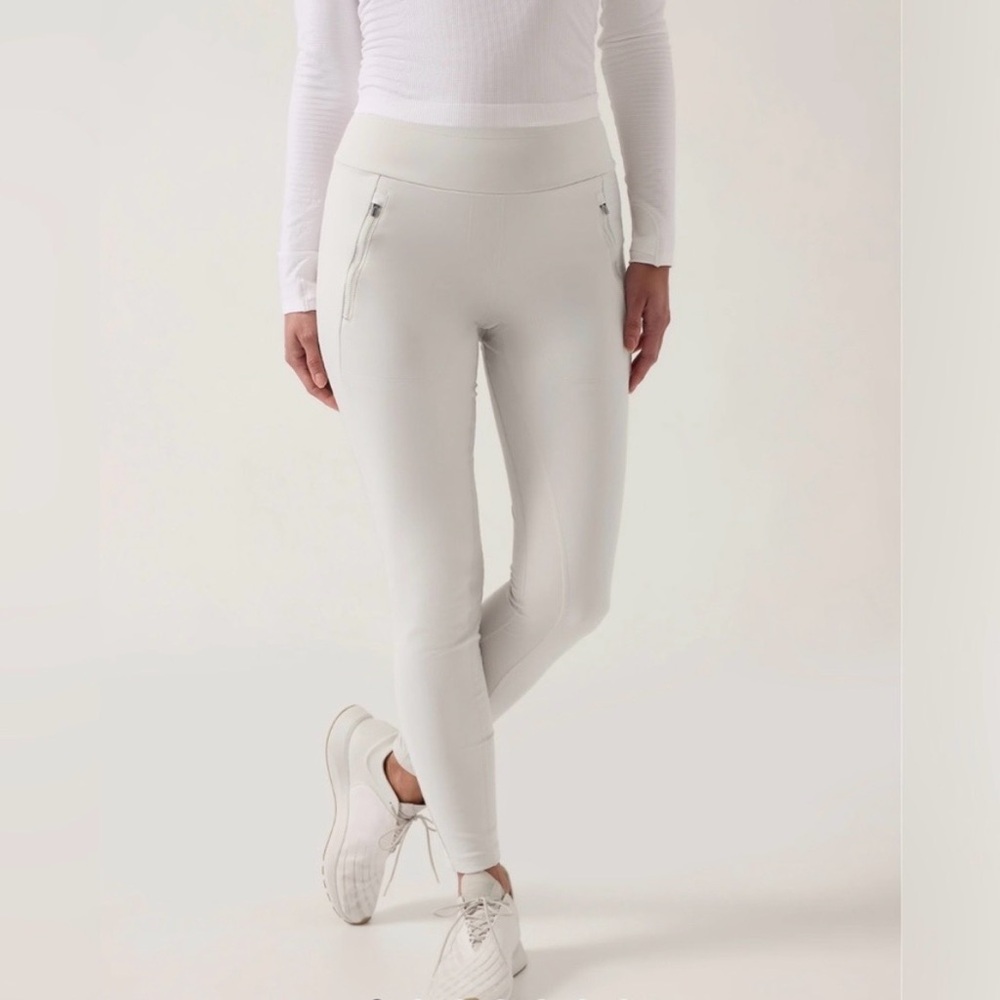 Athleta Women's Peak Hybrid Fleece Tight Leggings